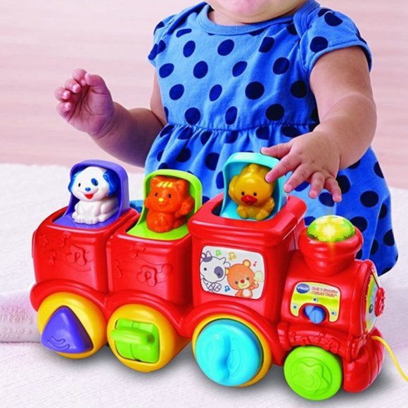 Roll & Surprise Animal Train - Picture 2 of 3